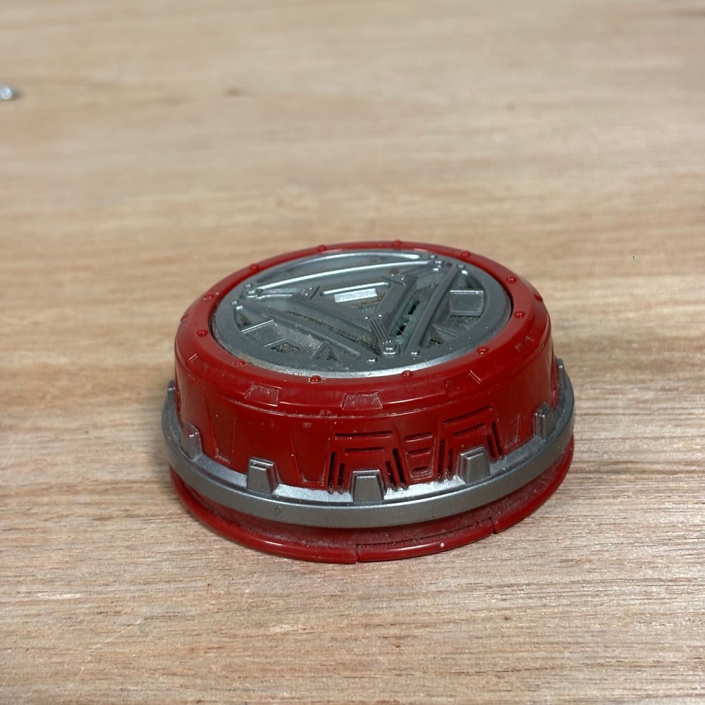 Marvel Iron Man 2 Arc Reactor Light‎ Up Sound Toy 2010 Hasbro C-2876A Red Silver - Picture 5 of 6